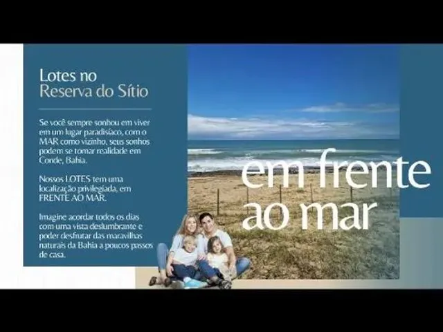 Imagem: Lotes Beira Mar no Sitio do Conde