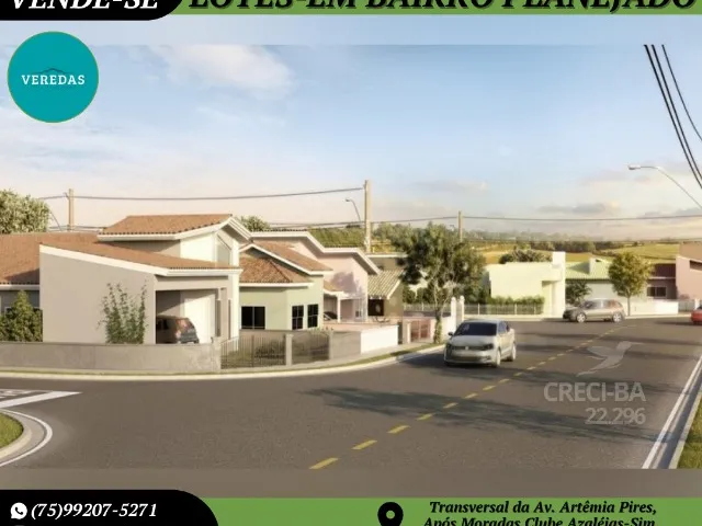 Imagem: Lotes no Sim. Veredas, e Vivari. Em Bairro
