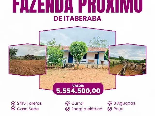 Imagem 1: Fazenda À 22Km de Itaberaba - 2415 Tarefas