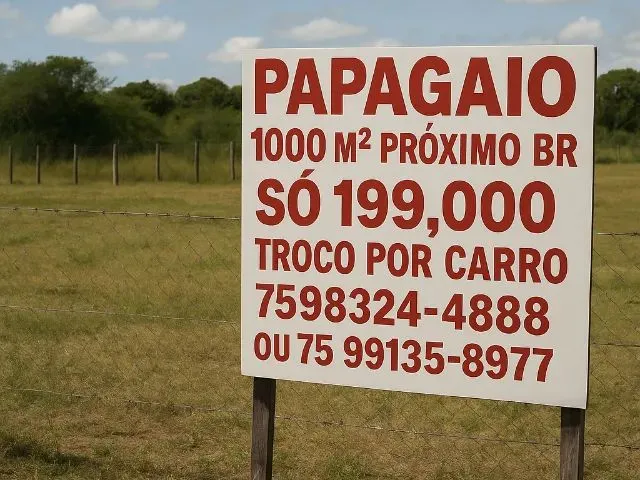 Imagem: Terreno 1000 M² Papagaio