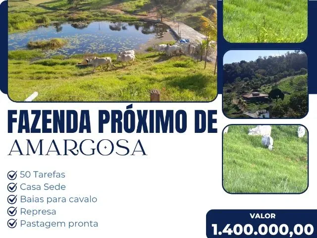 Imagem: A fazenda possui 3 Dormitórios, 3 Suítes e está