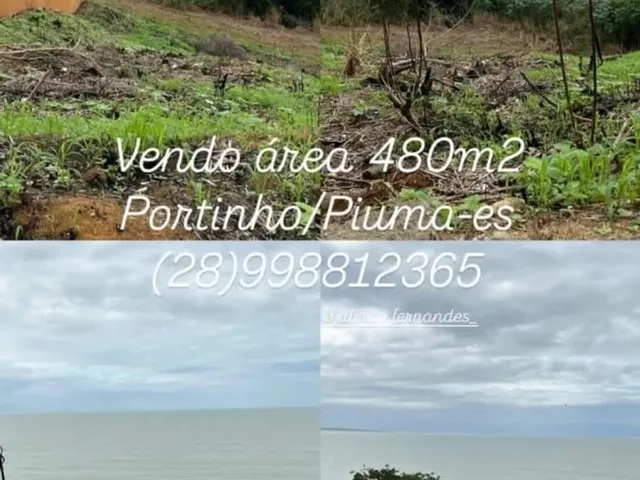 Imagem: Lote 480 Metros Quadrados, no Portinho-Piuma/Es