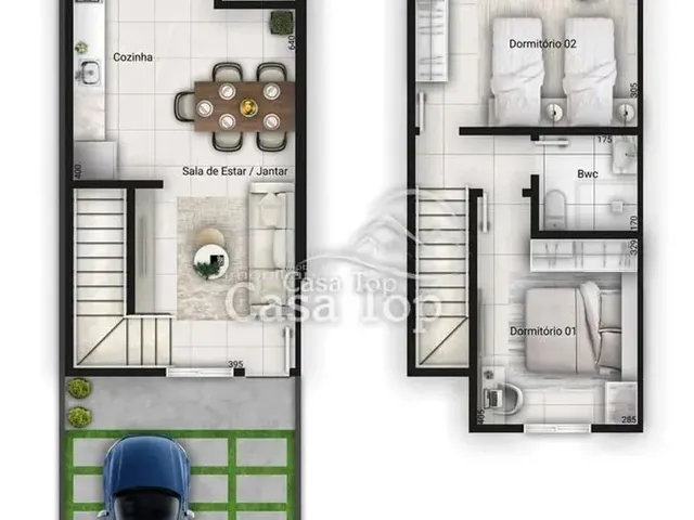 Imagem 4: Sobrado À Venda Residencial Maresia - Uvaranas