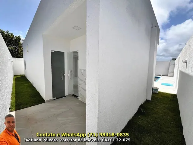 Imagem 2: Casa para Venda em Camaçari, Arembepe (Abrantes), 2 Dormitórios, 1 Suíte, 3 Banheiros