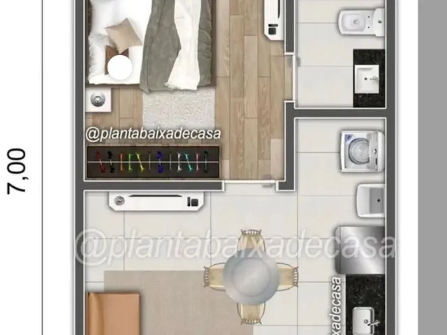 Imagem 7: Avenida com 5 Casas, Sendo 2 Já Prontas e 3 em Andamento