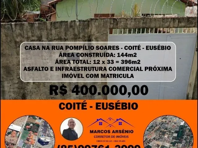 Imagem: Casa no Coité - Eusébio