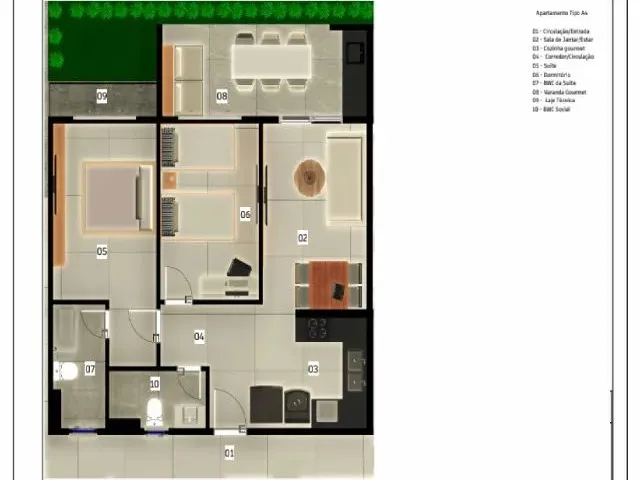 Imagem 8: Apartamento no Cumbuco Cod0288