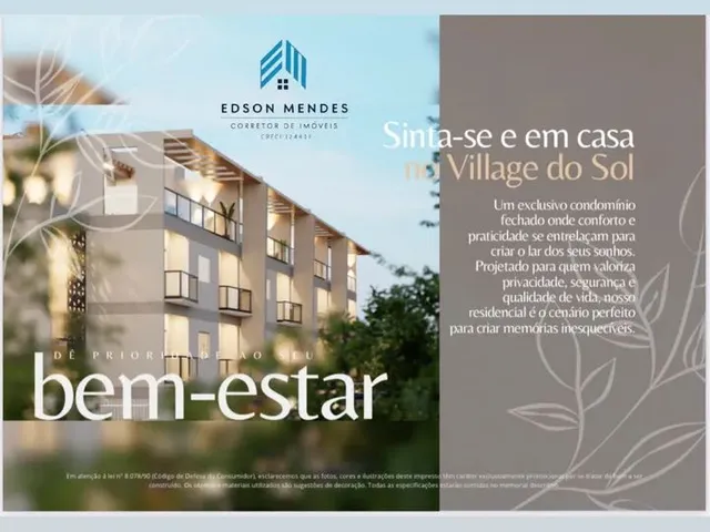Imagem: O apartamento possui 2 Dormitórios, 1 Suíte, 2 Banheiros,