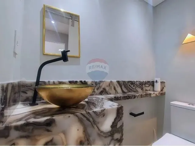 Imagem 8: Casa com Energia Solar e Mobiliada com 4 Suites e Office - Moderna - Abrantes - Camaçari