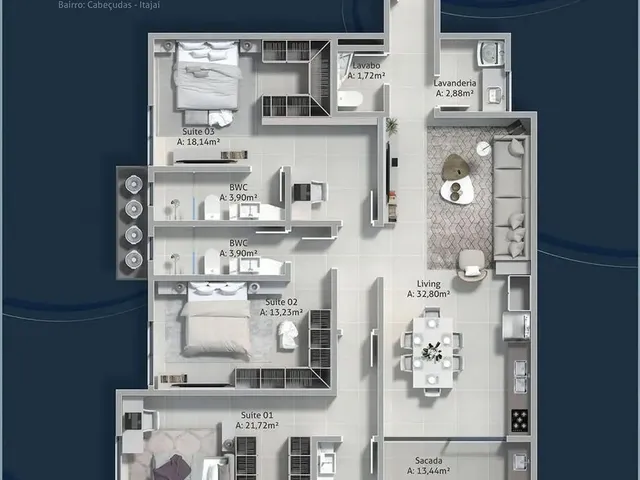 Imagem 12: Apartamento 2 Dormitórios para Venda em Itajaí - Sc
