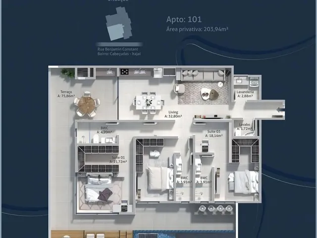 Imagem 5: Apartamento 2 Dormitórios para Venda em Itajaí - Sc