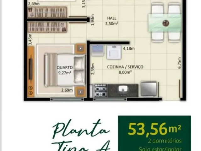Imagem 11: Apartamento para Vender com 2 Quartos no Bairro Primavera em Teresina