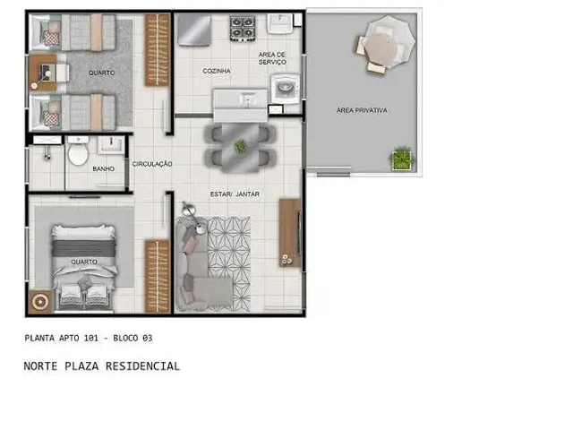 Imagem: Apartamento - Norte Plaza Residencial na