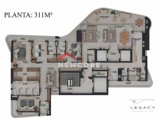 Imagem 10: Apartamento em Rua Osvaldo Cruz - Meireles - Fortaleza/Ce