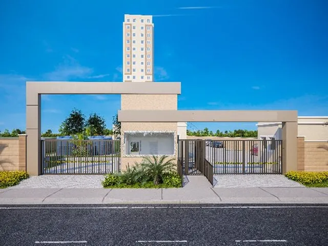 Imagem: O apartamento possui 2 Dormitórios, 1 Banheiro, 1 Vaga na