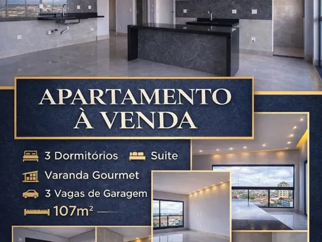 Imagem: O apartamento possui 3 Dormitórios, 3 Suítes, 4