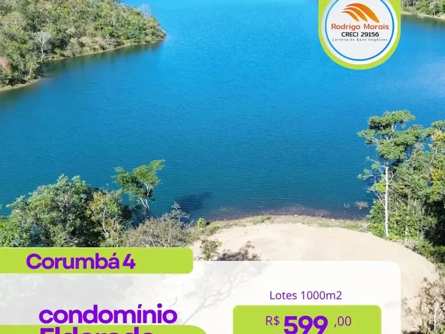 Imagem 1: Lotes Lago Corumbá 4 Parcelas a Partir de R$ 599/Mês
