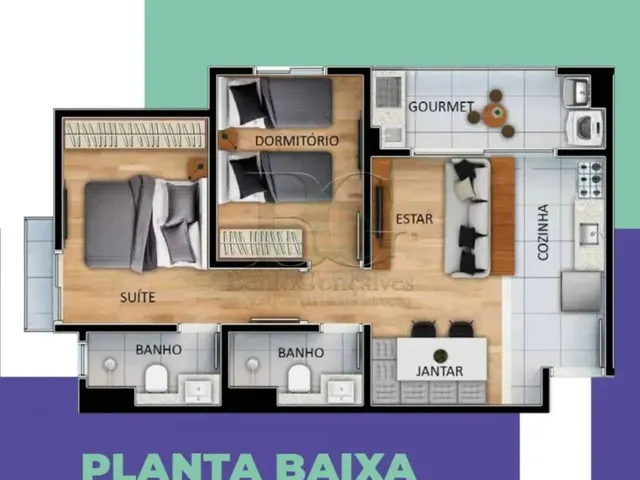 Imagem 10: Apartamentos Padrão em Poços de Caldas