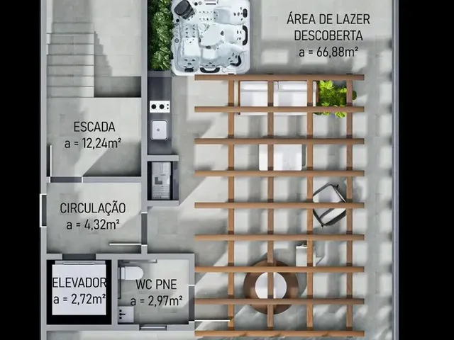 Imagem 4: Cobertura 3 Dormitórios para Venda em Palhoça - Sc