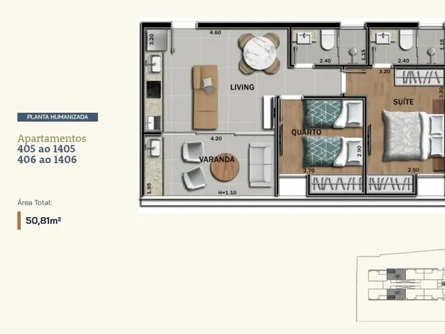 Imagem 5: Apartamento 2 Quartos - Granbery
