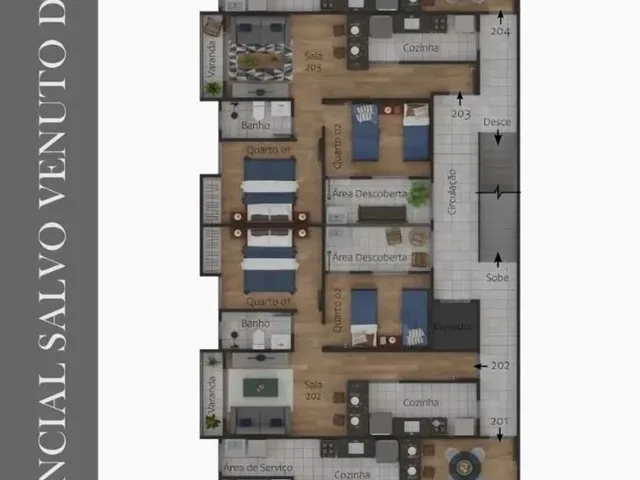 Imagem 12: Apartamento 2 Quartos - Recanto da Mata