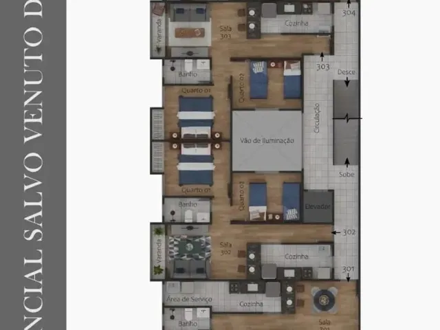 Imagem 9: Apartamento 2 Quartos - Recanto da Mata