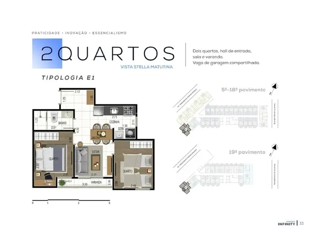 Imagem 8: Apartamento 2 Quartos a Venda no Diamond Infinity no Centro de Juiz de Fora