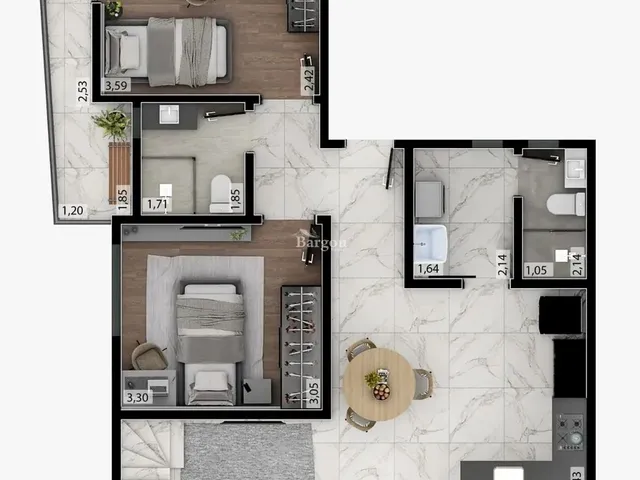 Imagem: Cobertura Duplex com 3 Quartos Sendo 1 Suíte