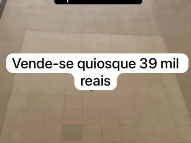 Imagem: Quiosque em Shopping na Estrada do Coco