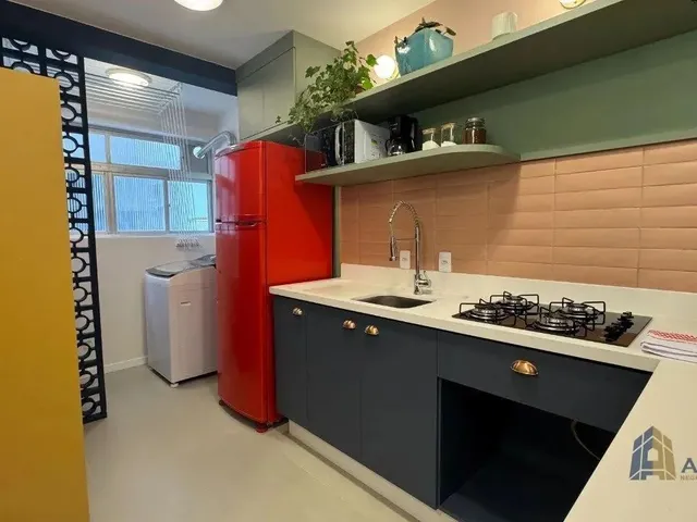 Imagem 2: Apartamento À Venda Reformado e Mobiliado de 1 Dormitório com Vaga no Centro De