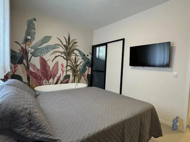 Imagem 8: Apartamento À Venda Reformado e Mobiliado de 1 Dormitório com Vaga no Centro De