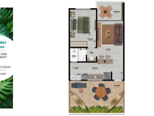 Imagem 4: 0 Apartamento com 1 dormitório