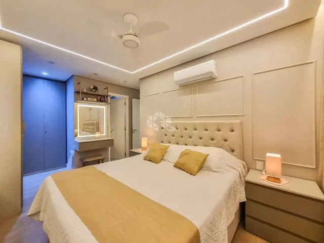 Imagem 11: Apartamento Mobiliado com 76M² ,3 Dormitórios Sendo 1 Suíte, Cozinha com Churrasqueira