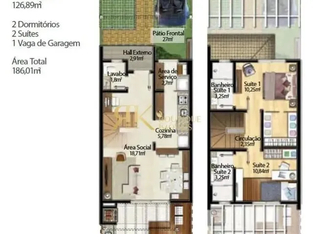 Imagem 9: Casa À Venda, 2 Quartos, 2 Suítes, 1 Vaga, Morro das Pedras - Florianópolis/Sc
