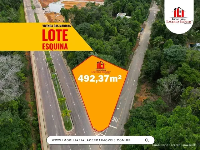 Imagem: Lote de Esquina no Vivenda das Marina/ 492M²/