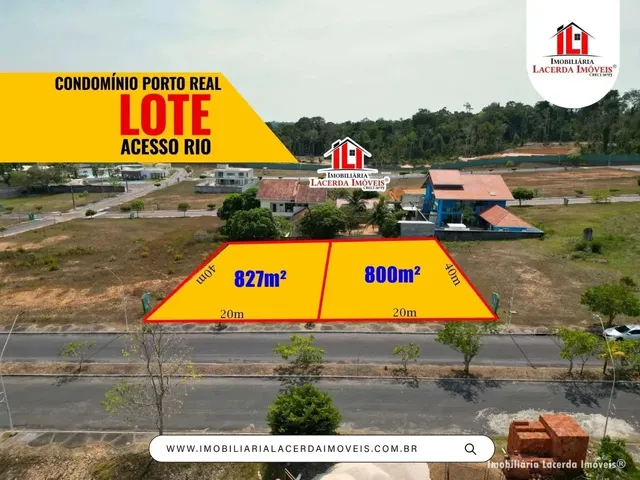 Imagem: Lote no Condomínio Residencial Porto Real