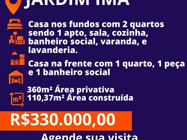 Imagem 8: 1 Casa e 1 Edícula em Um Terreno de 360M² no Jardim Imá em Campo Grande - Ms