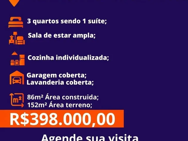 Imagem 7: Casa Á Venda com 3 Quartos Sendo 1 Suíte no Jardim Jacy em Campo Grande - Ms