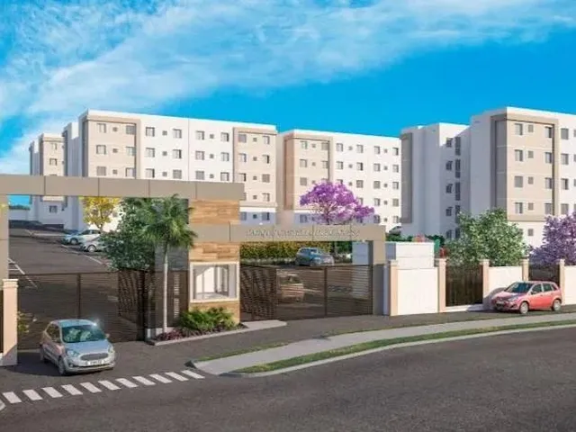 Imagem: O apartamento possui 2 Dormitórios, 1 Banheiro, 1 Vaga na