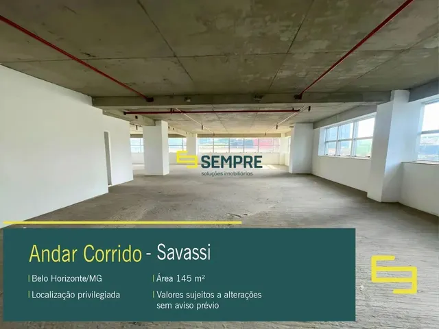 Imagem: Andar Corrido para Alugar na Savassi em