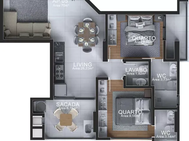 Imagem 3: Apartamento Residencial em Itapema - Sc, Morretes