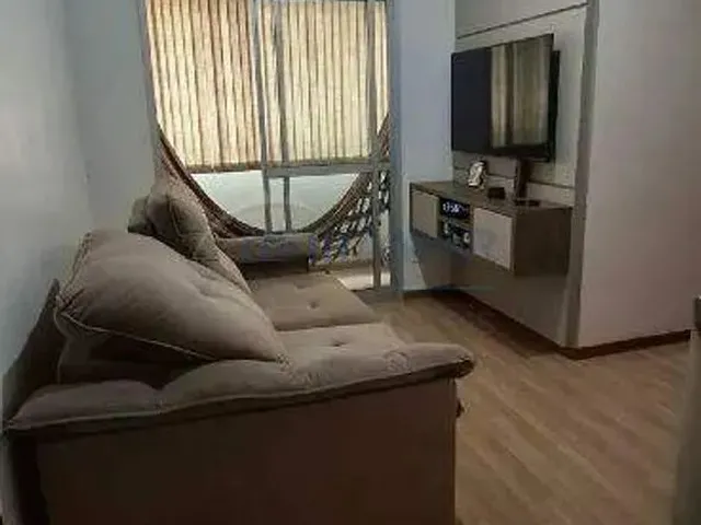 Imagem 1: Apartamento Semimobiliado com 2 Quartos, Varanda e Vaga no Residencial Taguaparque Centro