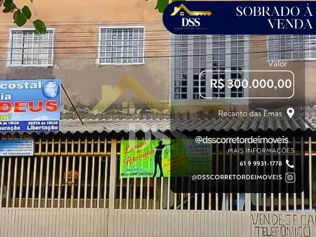 Imagem: Vendo Sobrado na Quadra 405 do Recanto das