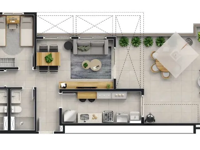 Imagem 15: Joeasilva - Cobertura Linear de 106M² de 2 Quartos com Suite em Taguatinga (Sinal 46 Mil