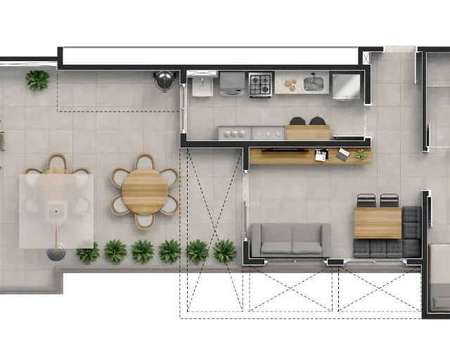 Imagem 13: Joeasilva - Cobertura Linear de 106M² de 2 Quartos com Suite em Taguatinga (Sinal 46 Mil