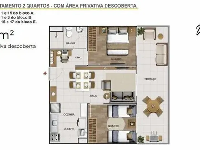 Imagem: Joeasilva - Terraço de 62M² no Recanto