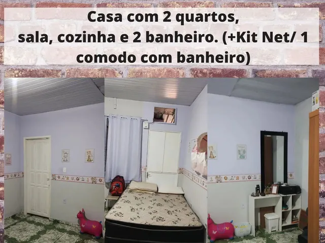 Imagem 2: Vendo Casa Arm Mendes 165 Mil - Imperdível Casa 2 Quartos + Kit Net 2 Cômodos