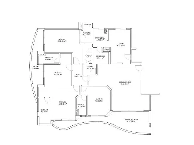 Imagem 2: Apto, 184M², 4 Suítes, 2 Vgs no Ed. Denver