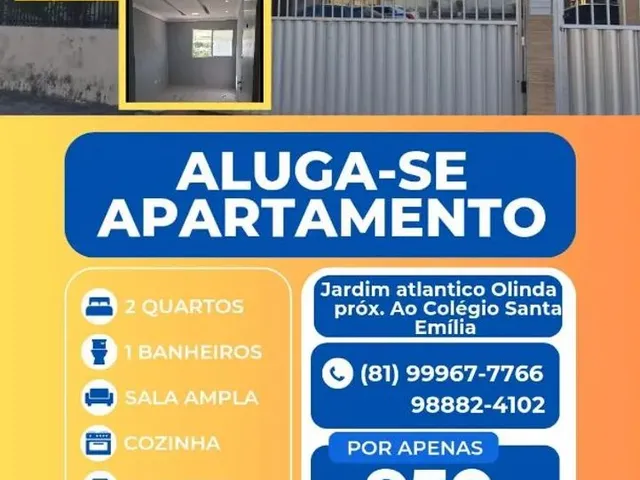 Imagem: Apartamento Alugar R$ 950,00 Condomínio