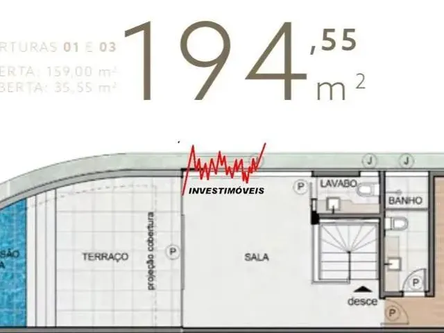 Imagem 6: Cobertura À Venda, 4 Quartos, 2 Suítes, 3 Vagas, Vale do Sereno - Nova Lima/Mg